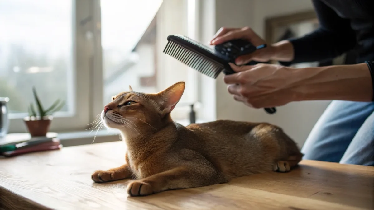 Abyssinian Cat Grooming: Caring for the Ticked Coat