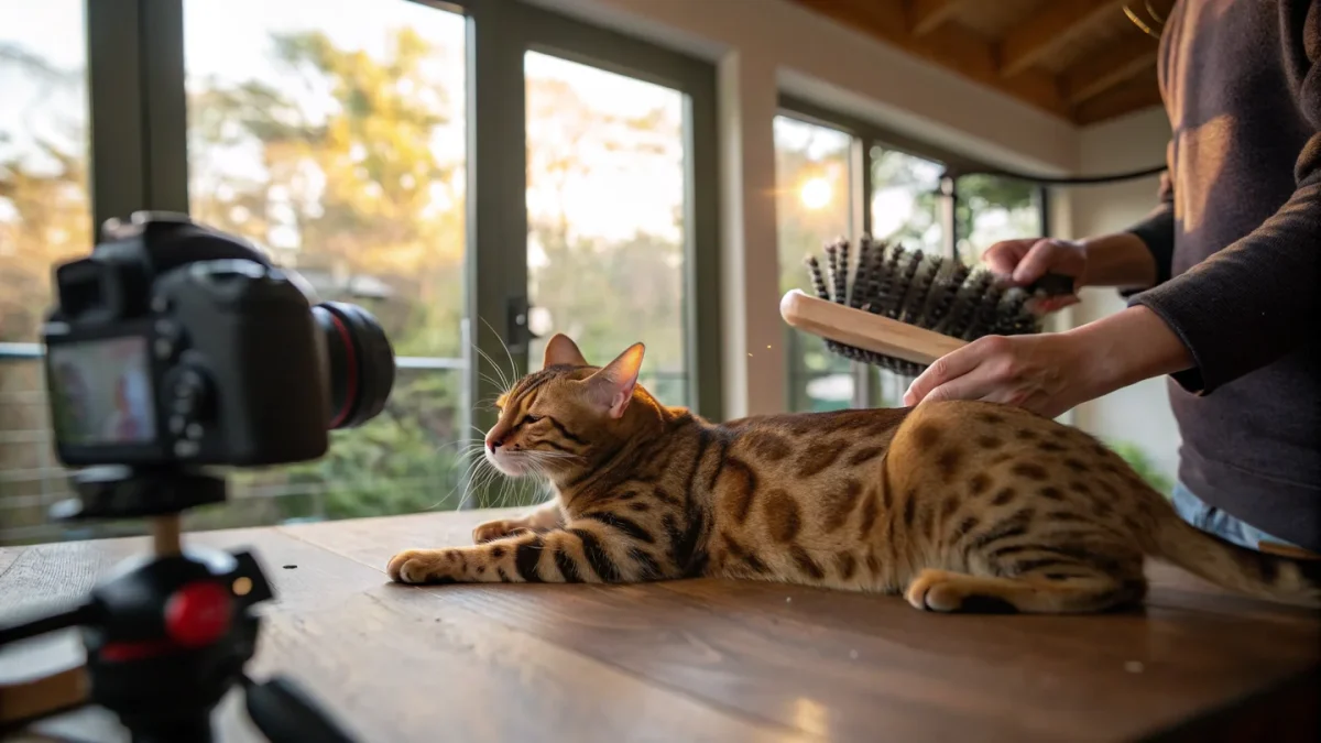 Bengal Cat Grooming: What That Glittery Coat Needs