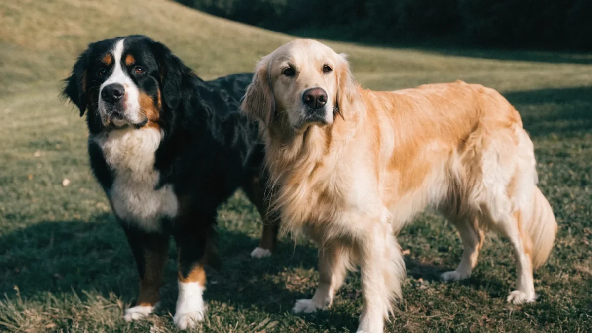 Bernese Mountain Dog vs Golden Retriever: Family Dogs Compared