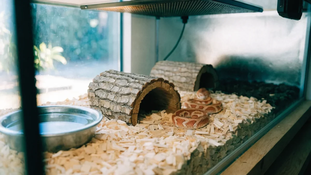 Corn Snake Enclosure Setup: Sizes, Heating, and Hiding Spots