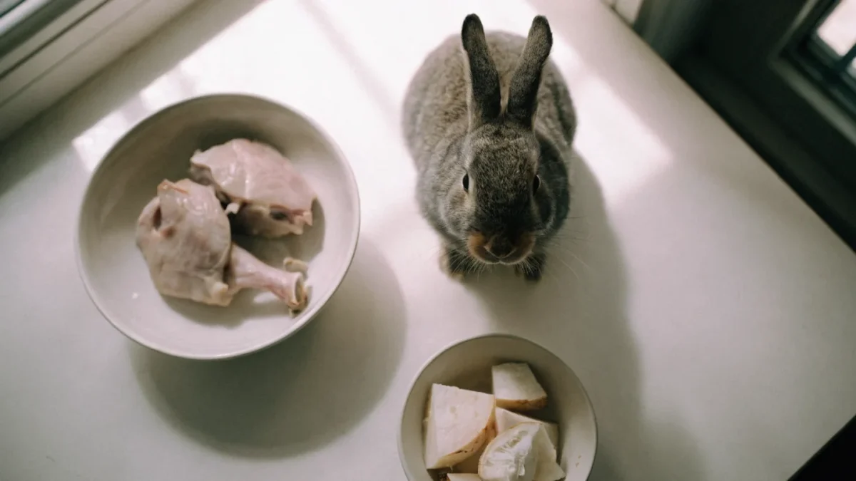 Novel protein elimination diet ingredients — rabbit and sweet potato — for a pet food allergy trial