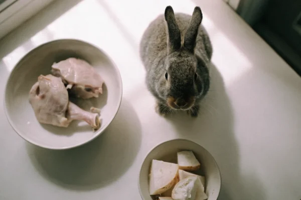 Novel protein elimination diet ingredients — rabbit and sweet potato — for a pet food allergy trial