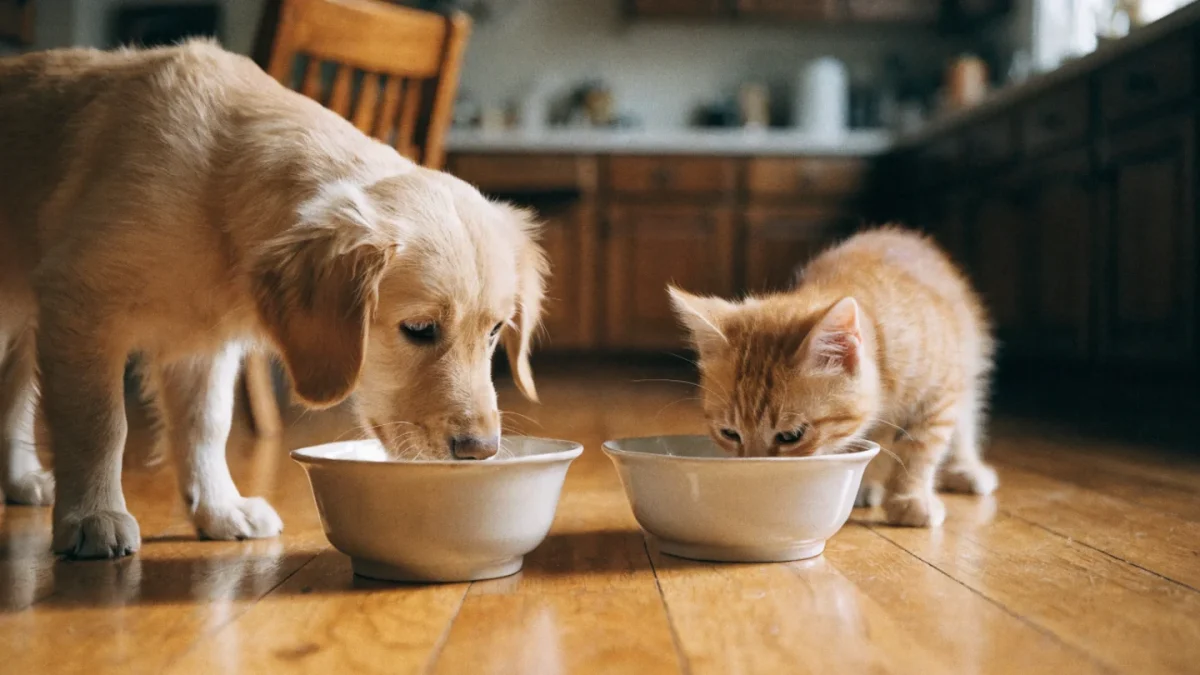 Feeding Puppies and Kittens: Nutrition From Birth to Twelve Months