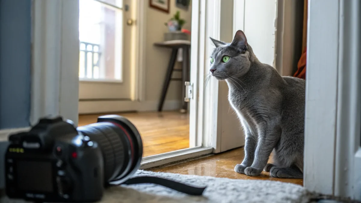 Russian Blue Temperament: The Gentle, Shy Observer