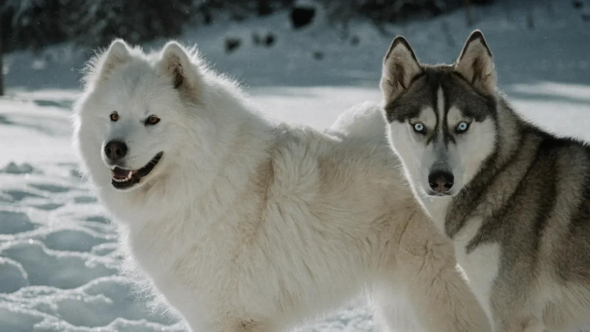 Samoyed vs Siberian Husky: Snow Dogs Compared
