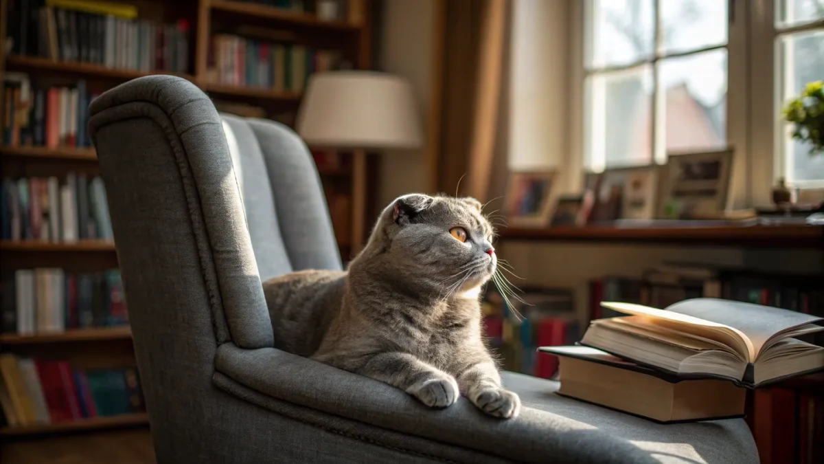 Scottish Fold Temperament: The Owl-Faced Charmer