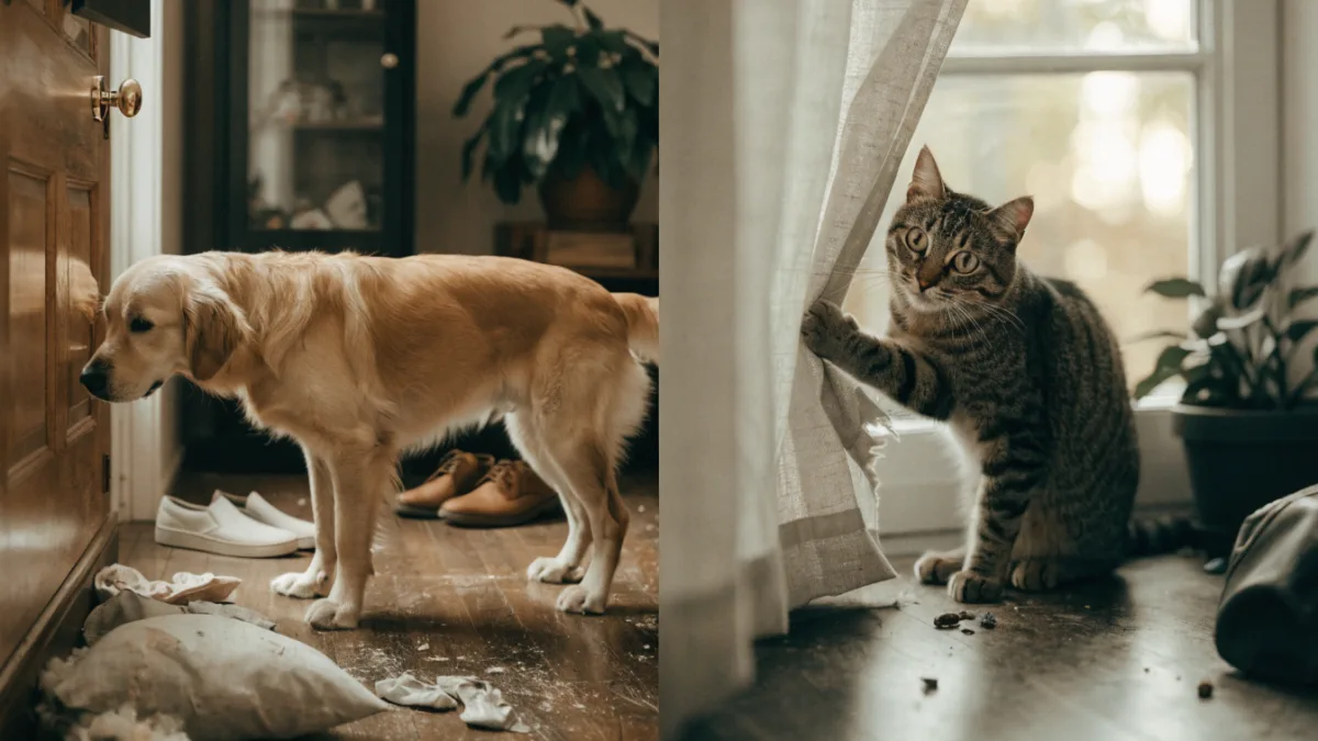 The Homecoming Panic: Spotting Separation Anxiety in Dogs vs. Cats