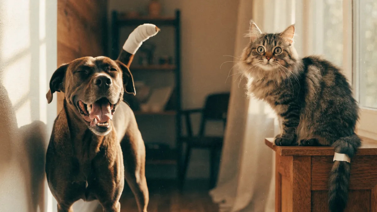 Treating ‘Happy Tail’ Syndrome in Dogs vs. Fractured Tails in Cats