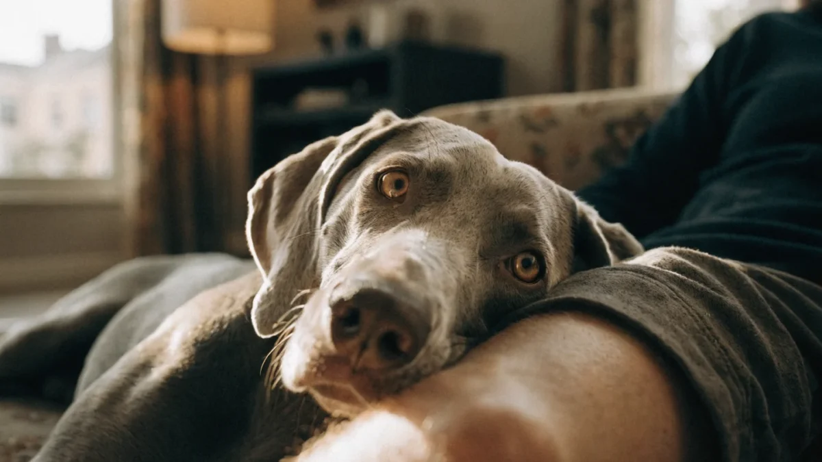 Weimaraner Temperament: The Grey Ghost’s Intense Bond With Humans