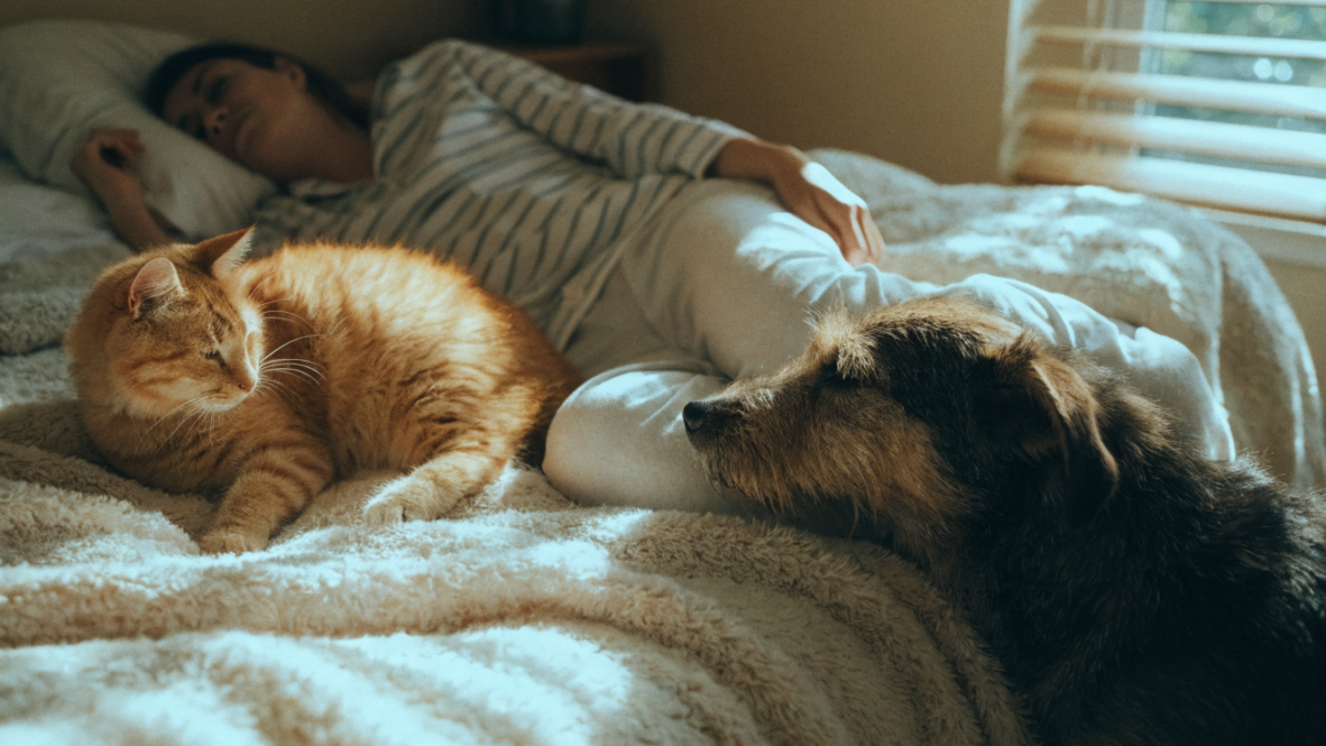 Why Dogs Lean and Cats Knead: The Hidden Science Behind Your Pet’s Bedtime Affection