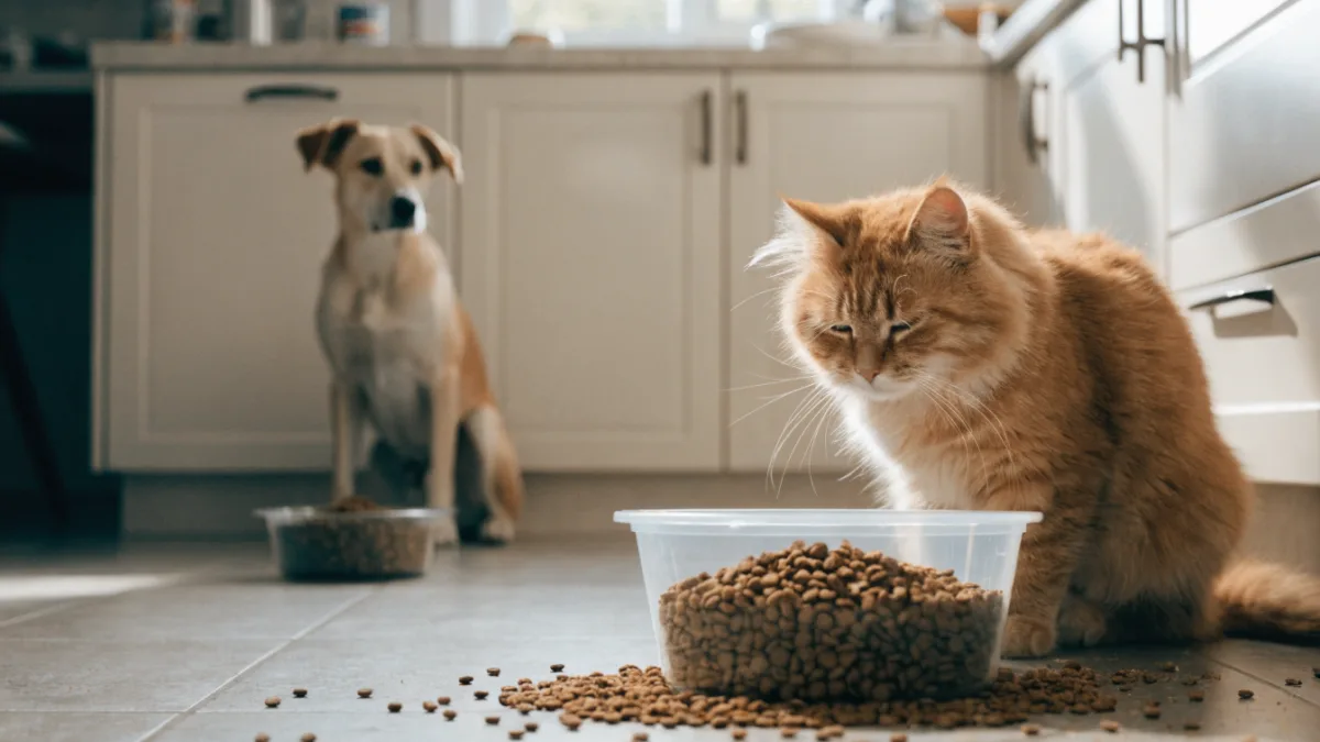 Beyond Kibble: The Pros and Cons of Free-Feeding Cats vs. Dogs