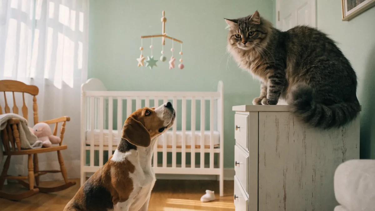 Bringing Home Baby: Preparing Your Jealous Dog vs. Your Territorial Cat