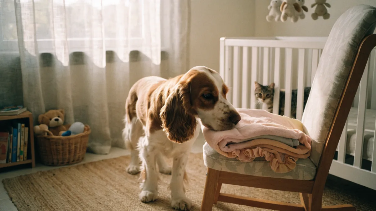 Preparing Your Pet for a Human Baby: Nursery Introductions for Dogs and Cats