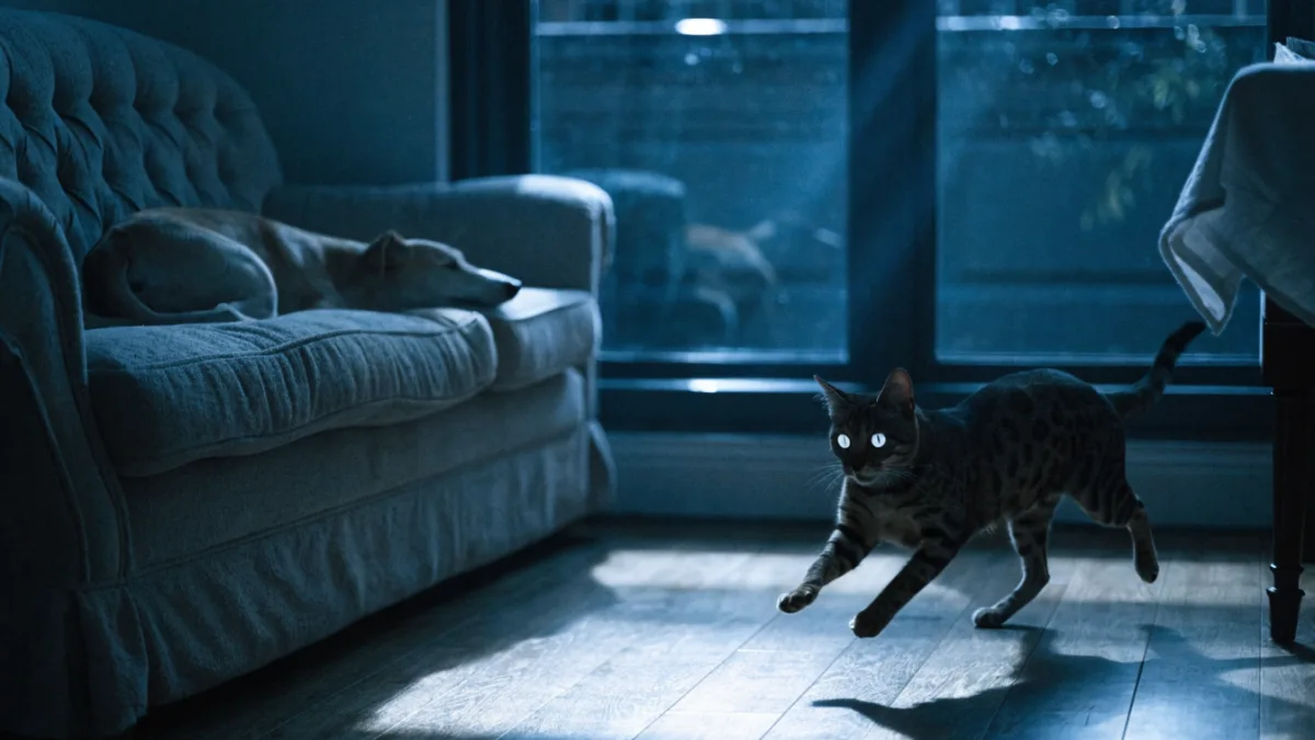 The Midnight Zoomies: Why Your Cat Runs at 3 AM and Your Dog Doesn’t