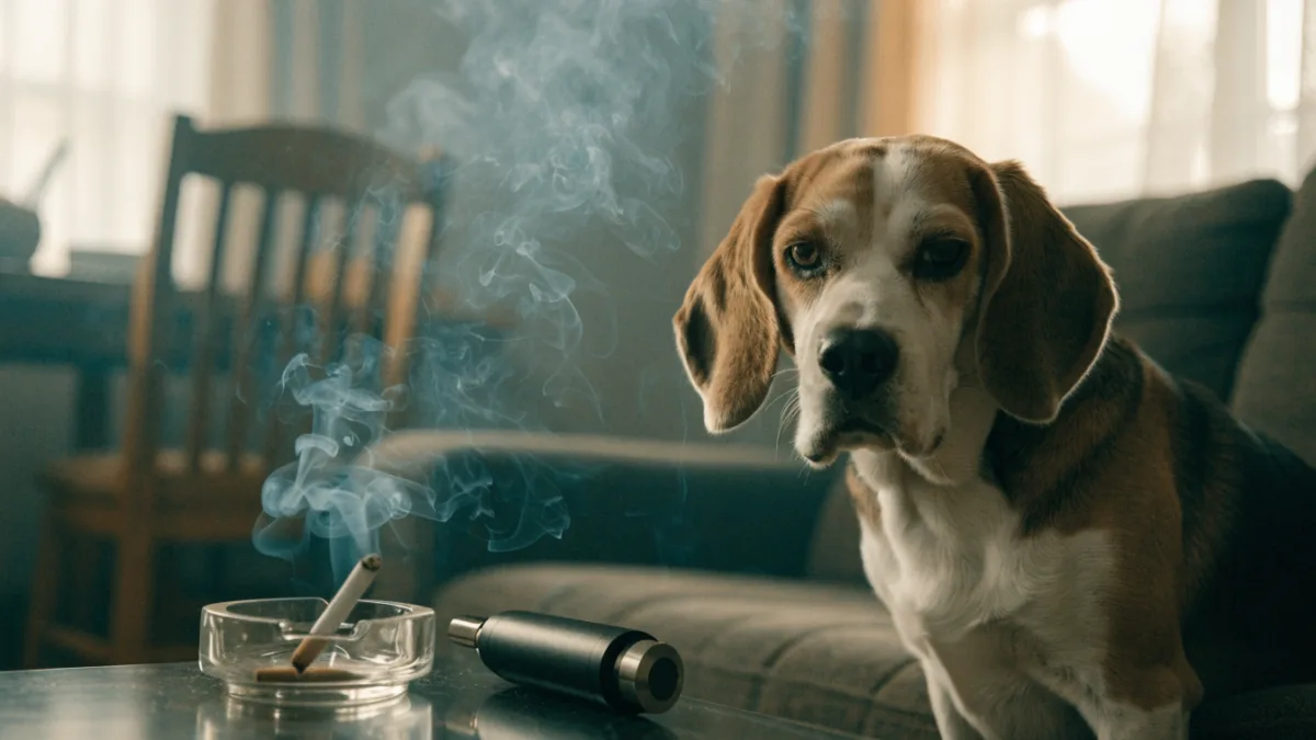 The Second-Hand Smoke Effect: How Vaping and Cigarettes Impact Pet Lungs
