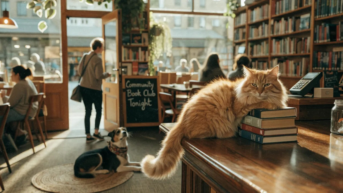 The Unsung Heroes: How Library Cats and Store Dogs Boost Local Businesses