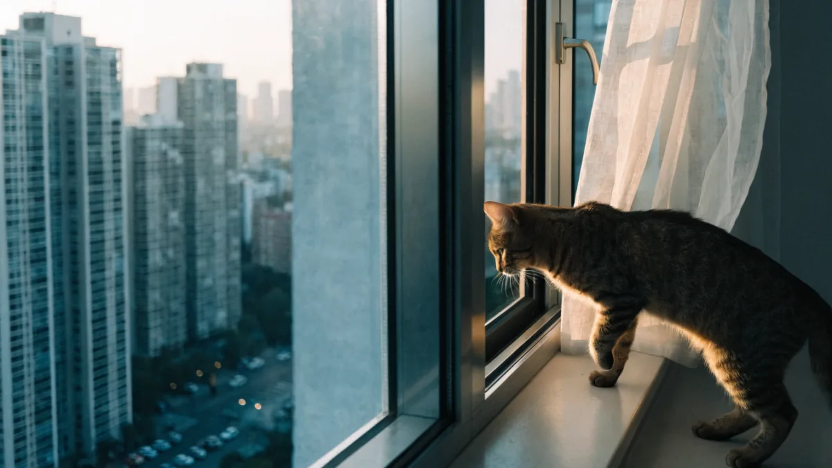 The High-Rise Hazard: Why Cats Fall From Windows and Dogs Rarely Leap