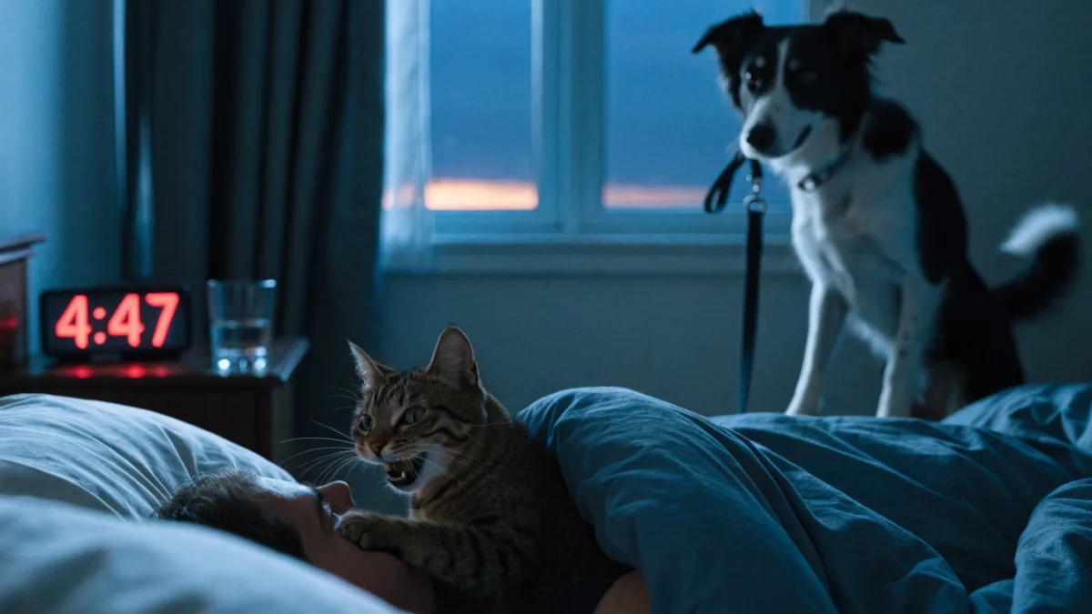 The Midnight Meow and the 6 AM Bark: Curing Early Morning Wake-Up Calls
