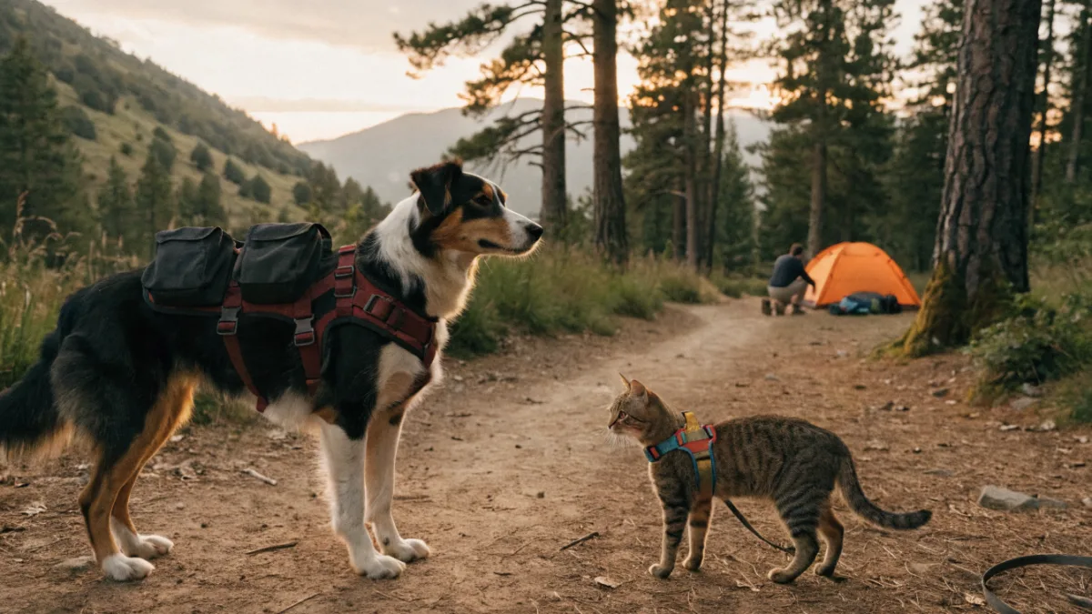 Trail Buddies: Hiking and Camping With Your Dog vs. Your Adventure Cat