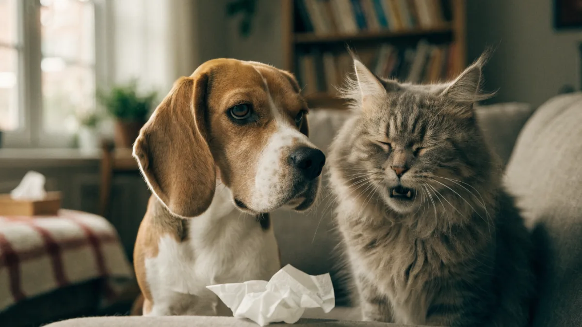 Can Dogs and Cats Share Colds? Decoding the Sniffles in a Multi-Pet Home