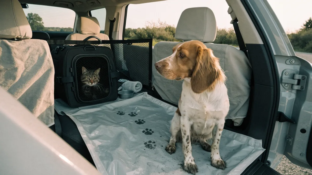 Dual-Zone Car Travel: How to Protect Your Vehicle from Muddy Dogs and Shedding Cats