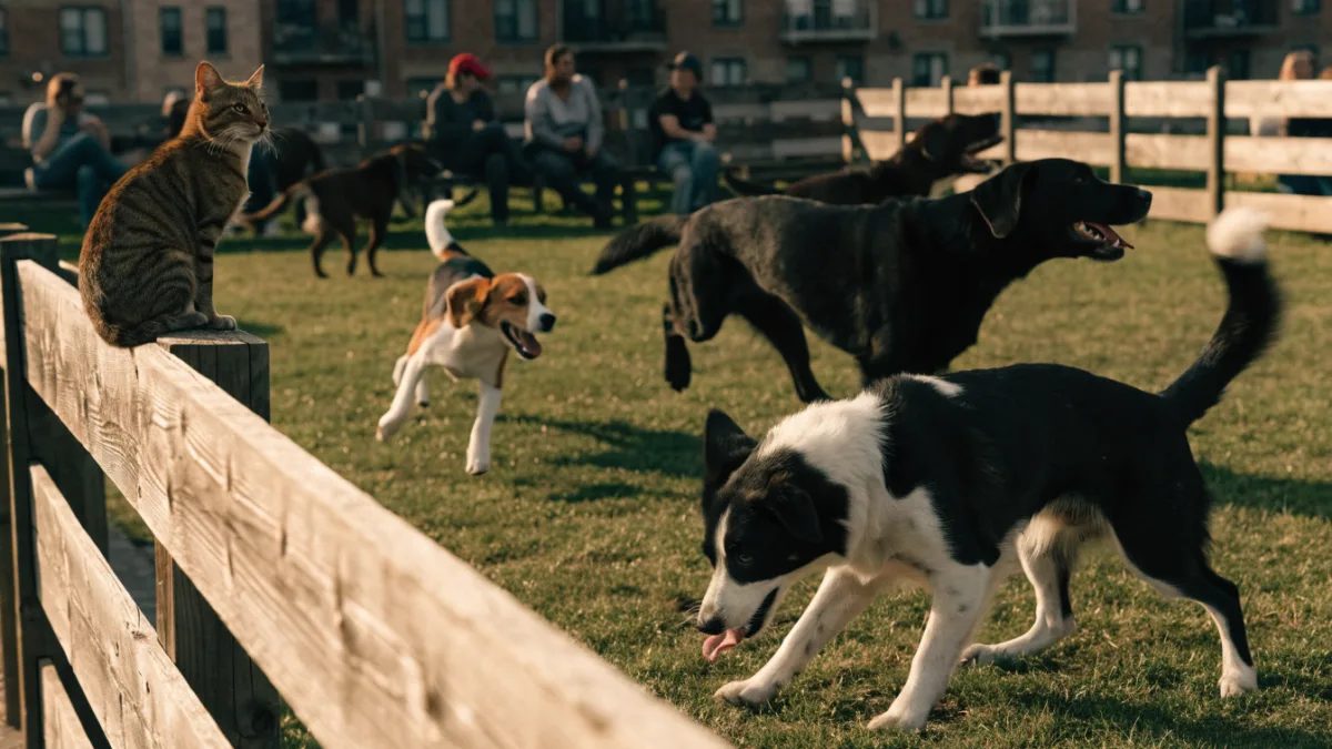 The Dog Park Divide: Why Parks Are Canine Heaven but Feline Fights