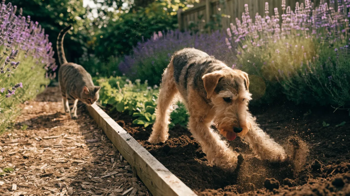 The Garden Magnet: Why Dogs and Cats Can’t Resist Your Yard (And How to Humanely Redirect Them)