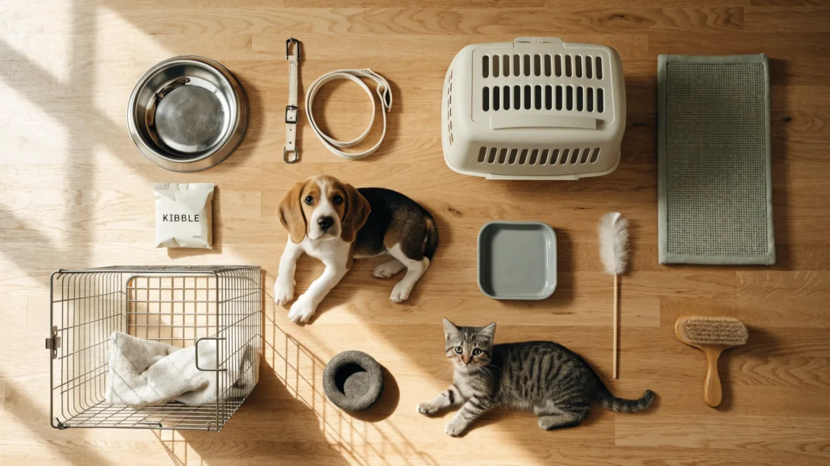 The New Pet Starter Kit: The Only Checklist First-Time Dog and Cat Owners Need