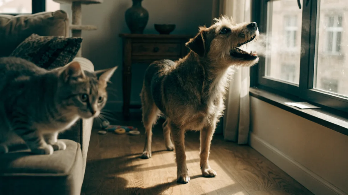 The Ripple Effect of Barking: How Your Dog’s Reactivity to Other Dogs Impacts Your Cat