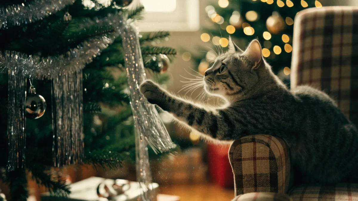 The Tinsel Trap: Holiday Hazards from Christmas Trees to Curling Ribbon