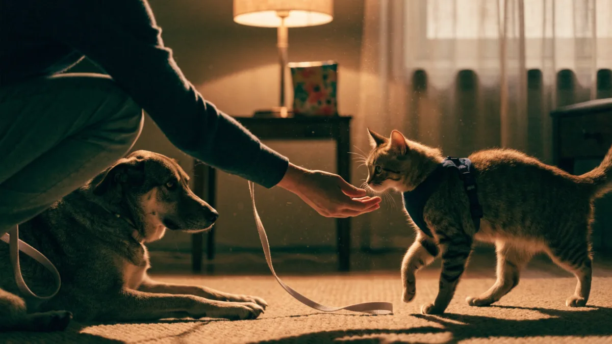 The Walk Reimagined: Loose-Leash Training for Dogs and Harness Adventures for Cats