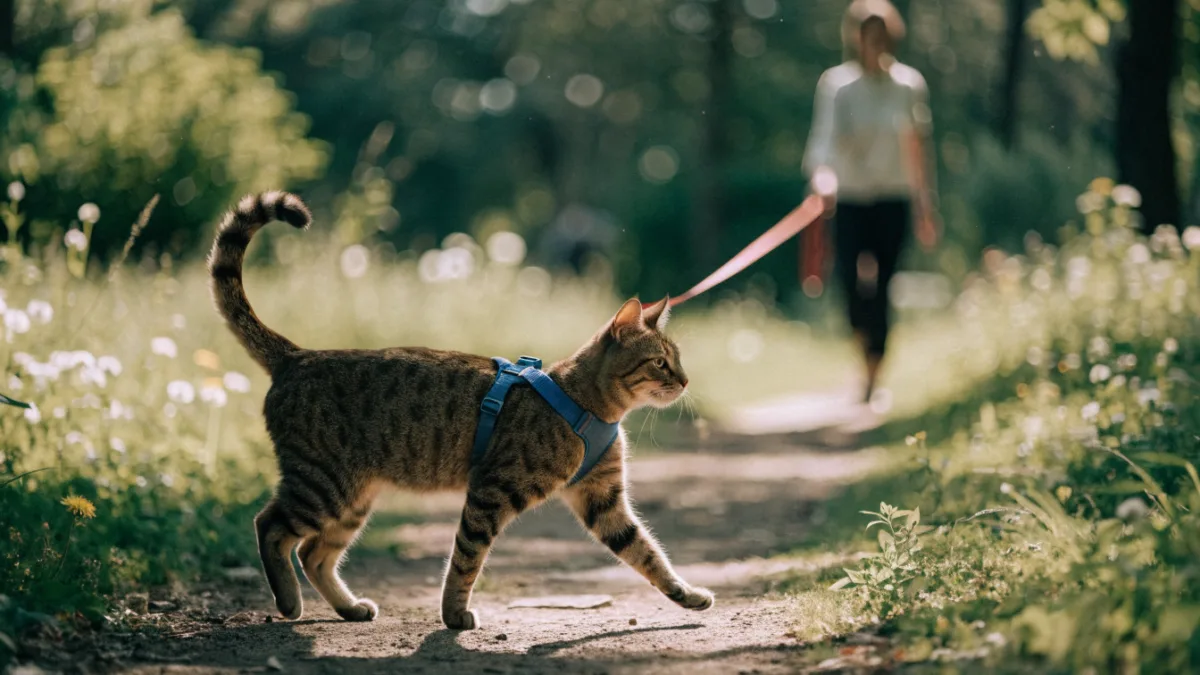 The Walking Cat: A Beginner’s Guide to Harness and Leash Training Your Feline