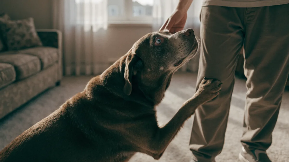When “Velcro Dog” Behavior is Actually Vision Loss: The Medical Side of Canine Anxiety